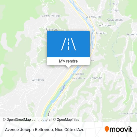 Avenue Joseph Beltrando plan