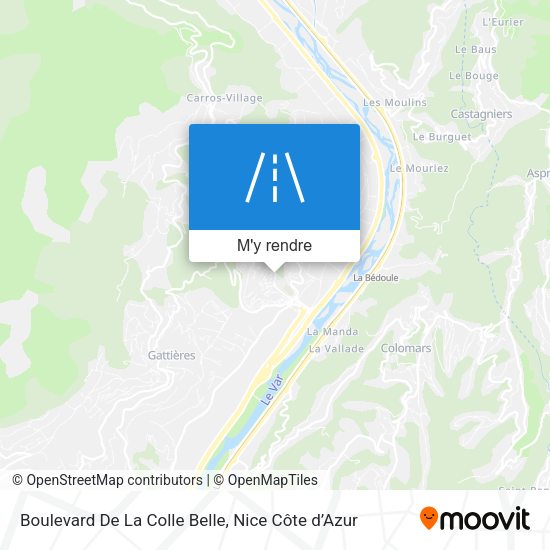 Boulevard De La Colle Belle plan