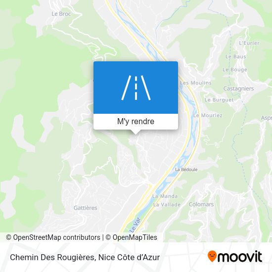 Chemin Des Rougières plan