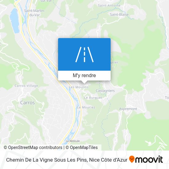 Chemin De La Vigne Sous Les Pins plan