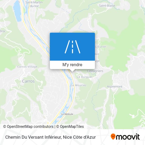 Chemin Du Versant Inférieur plan