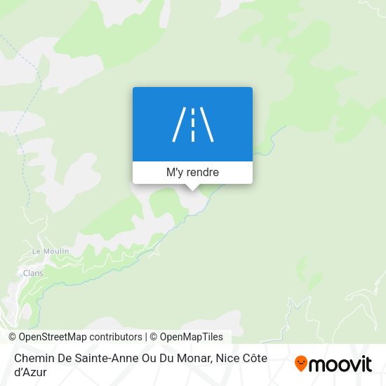 Chemin De Sainte-Anne Ou Du Monar plan