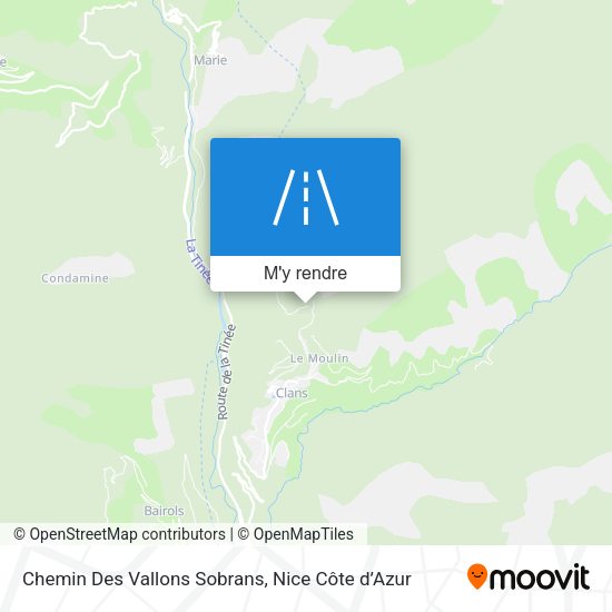 Chemin Des Vallons Sobrans plan