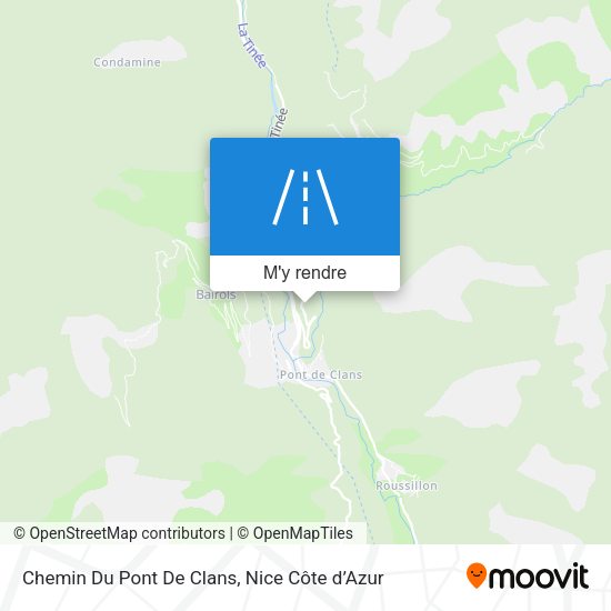 Chemin Du Pont De Clans plan