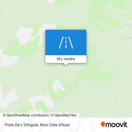 Piste De L'Ortiguié plan