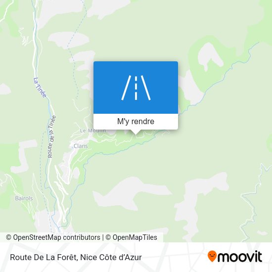 Route De La Forêt plan
