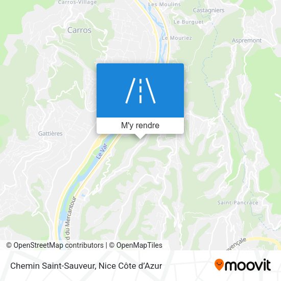 Chemin Saint-Sauveur plan