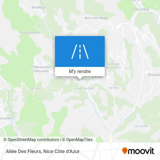 Allée Des Fleurs plan