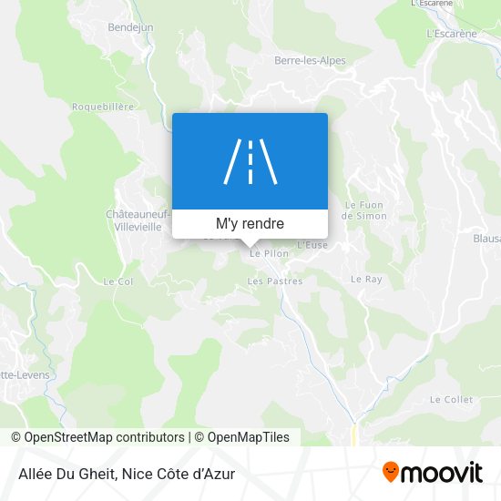 Allée Du Gheit plan