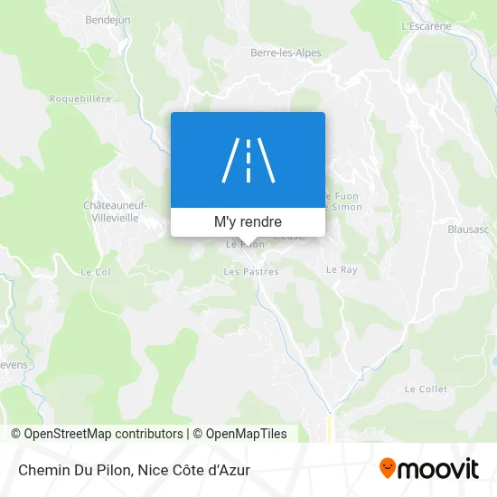 Chemin Du Pilon plan