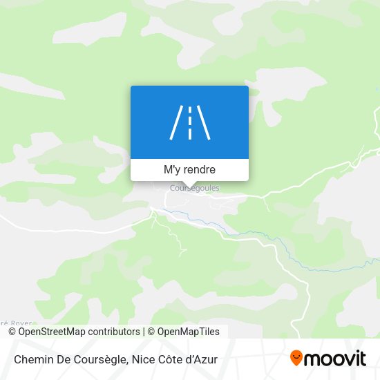 Chemin De Coursègle plan