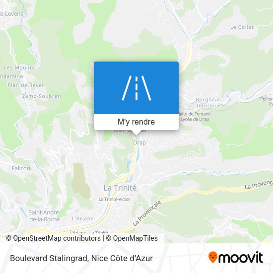 Boulevard Stalingrad plan