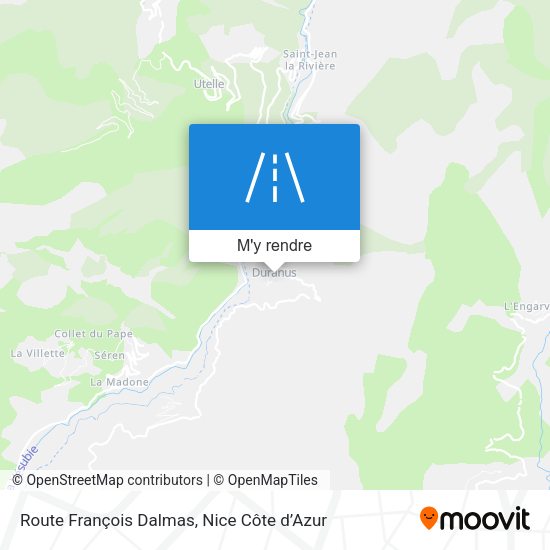 Route François Dalmas plan