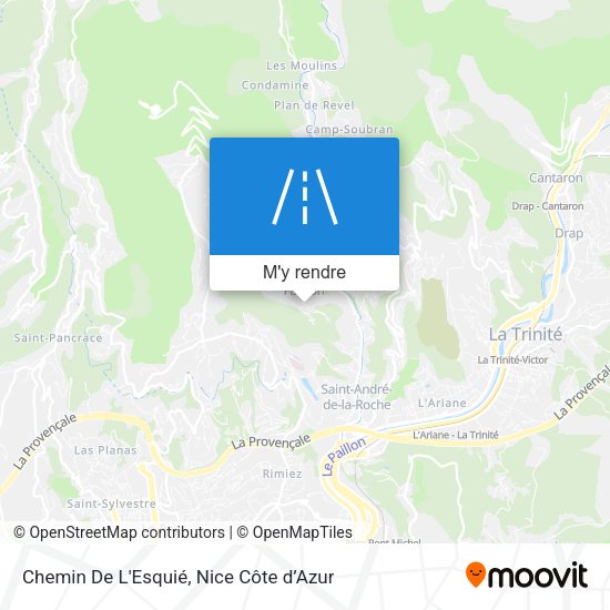 Chemin De L'Esquié plan