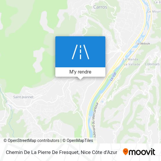 Chemin De La Pierre De Fresquet plan