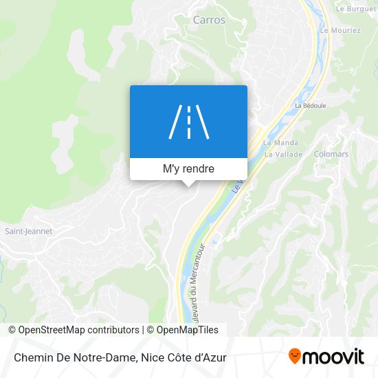 Chemin De Notre-Dame plan