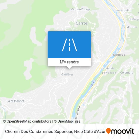Chemin Des Condamines Supérieur plan