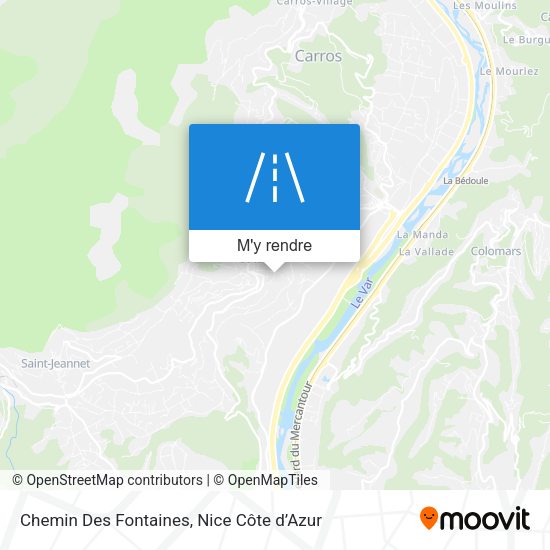 Chemin Des Fontaines plan
