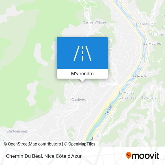 Chemin Du Béal plan