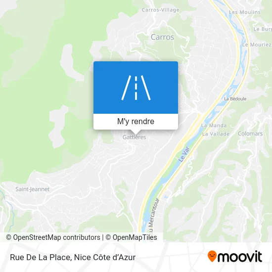 Rue De La Place plan