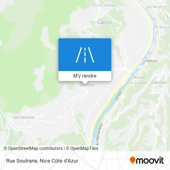 Rue Soutrane plan