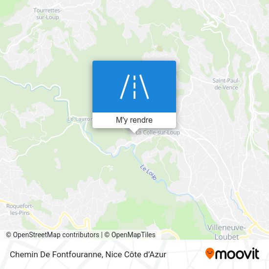 Chemin De Fontfouranne plan