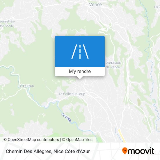 Chemin Des Allègres plan
