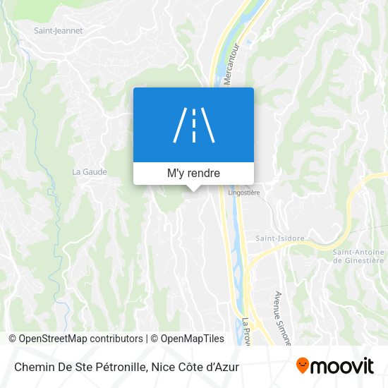 Chemin De Ste Pétronille plan