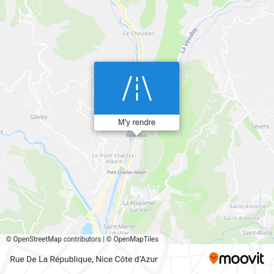 Rue De La République plan