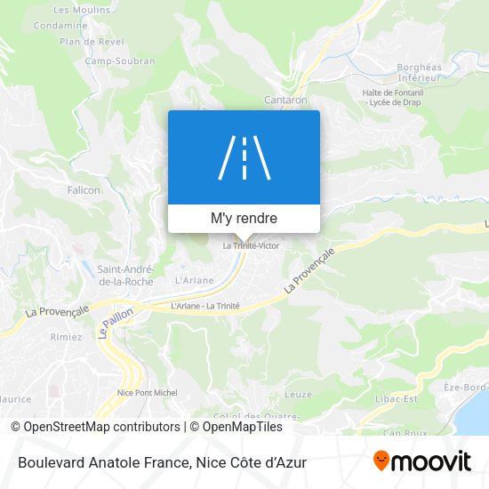 Boulevard Anatole France plan