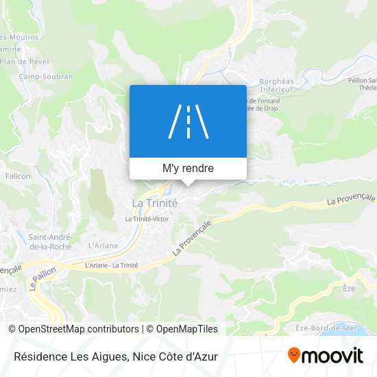 Résidence Les Aigues plan
