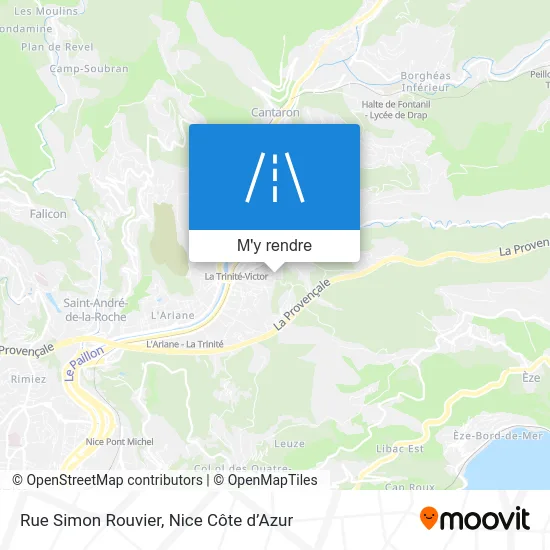 Rue Simon Rouvier plan