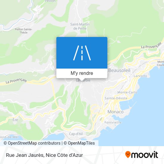 Rue Jean Jaurès plan
