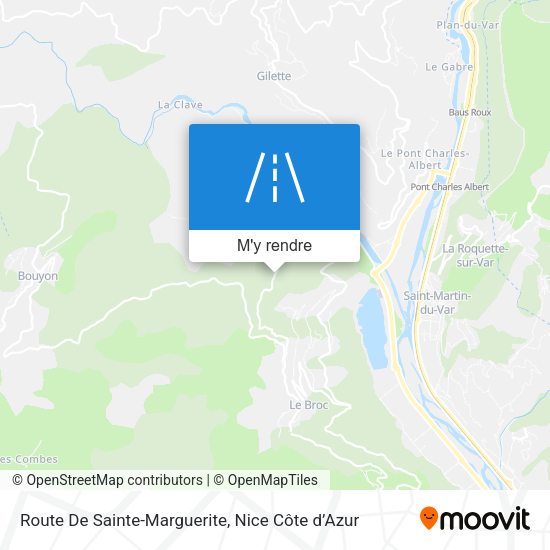 Route De Sainte-Marguerite plan