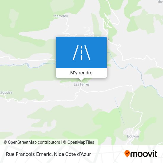 Rue François Emeric plan