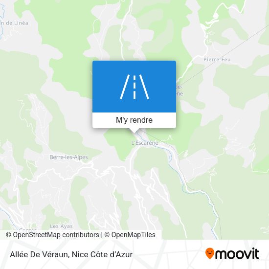 Allée De Véraun plan