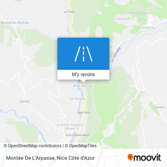Montée De L'Arpasse plan