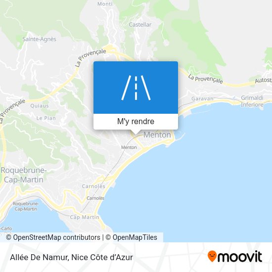 Allée De Namur plan