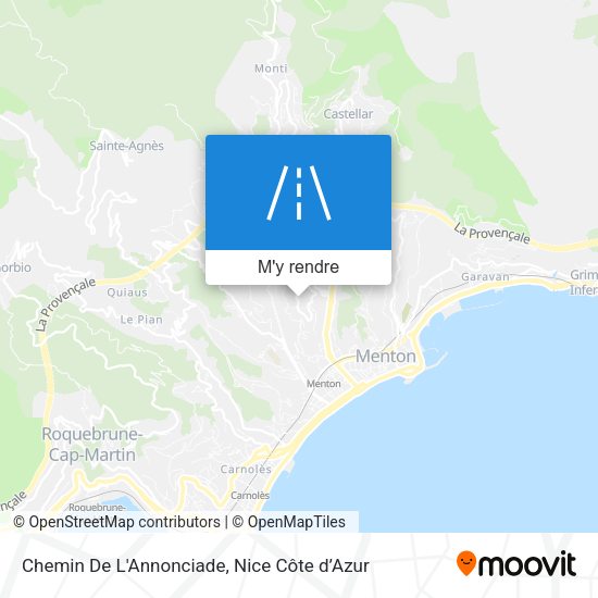 Chemin De L'Annonciade plan
