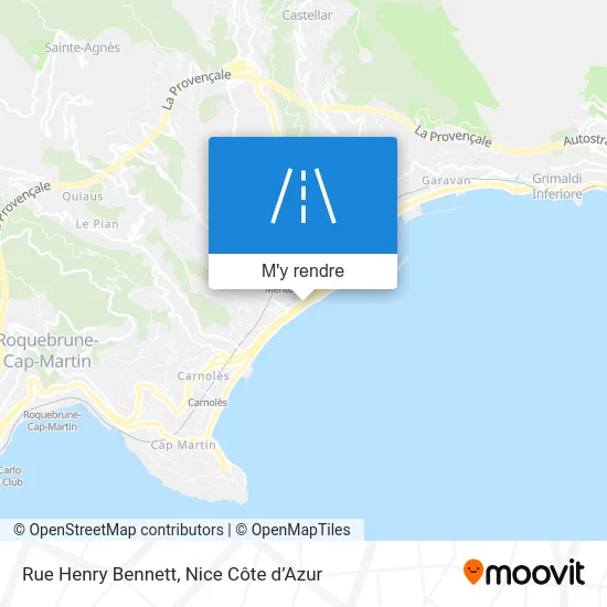 Rue Henry Bennett plan