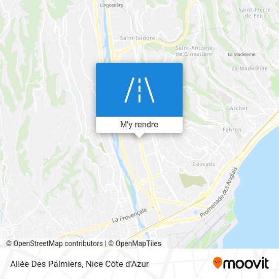 Allée Des Palmiers plan