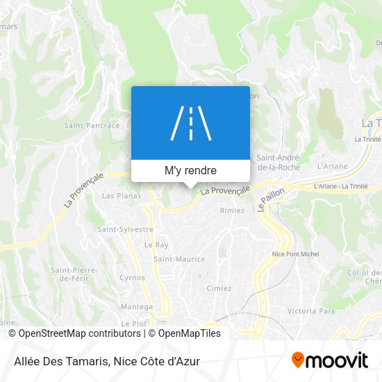 Allée Des Tamaris plan
