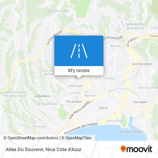 Allée Du Souvenir plan