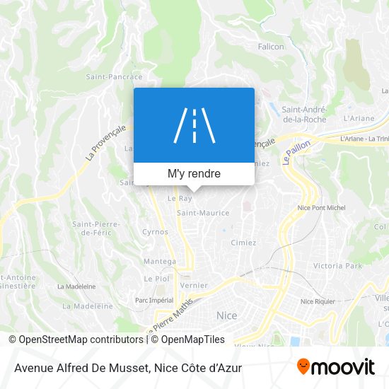 Avenue Alfred De Musset plan