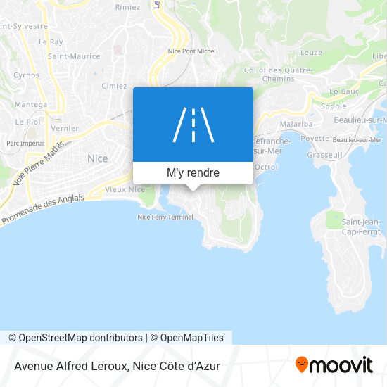Avenue Alfred Leroux plan