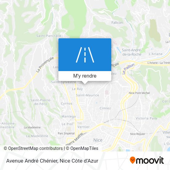Avenue André Chénier plan