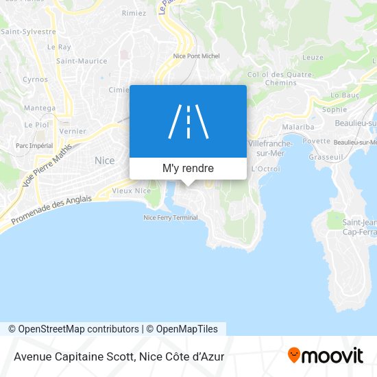 Avenue Capitaine Scott plan