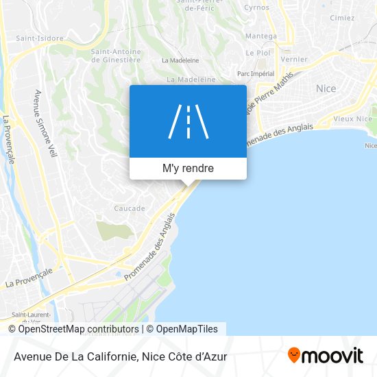 Avenue De La Californie plan