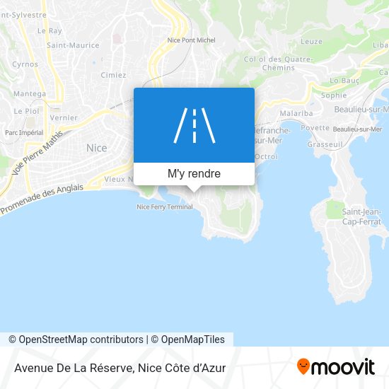 Avenue De La Réserve plan