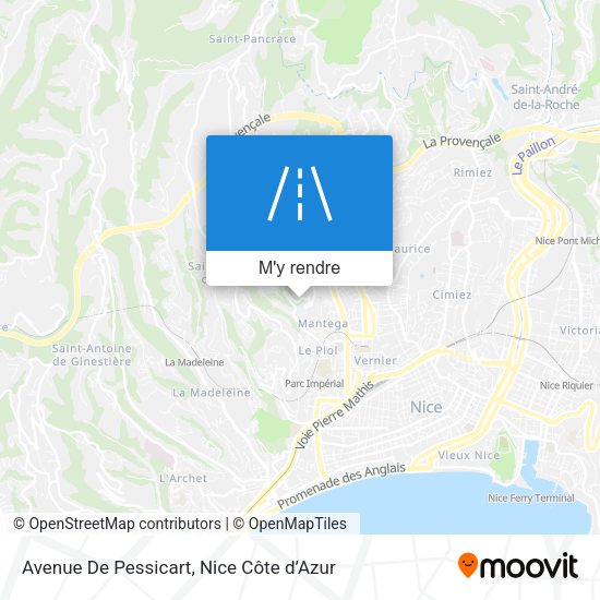 Avenue De Pessicart plan
